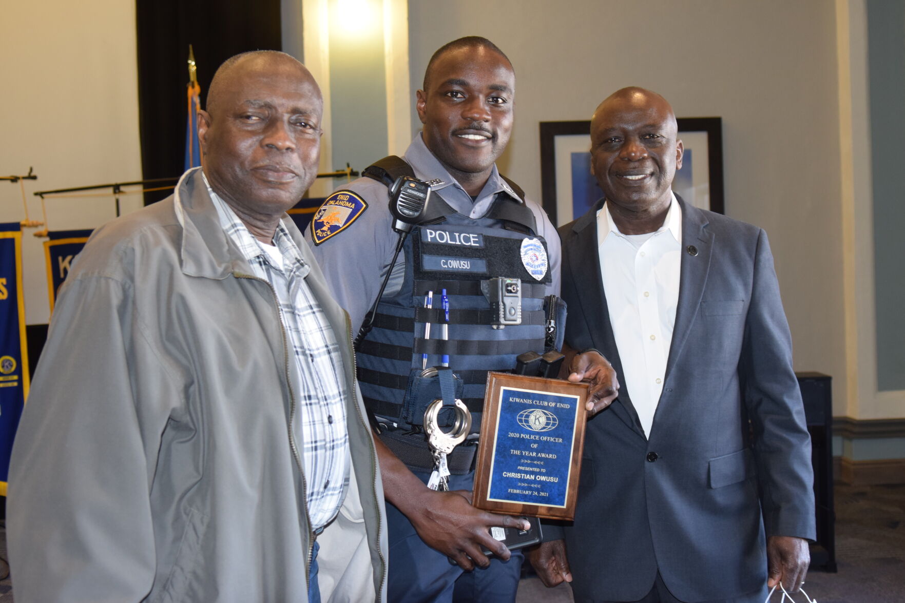 Enid Kiwanis Club honors Officer of the Year